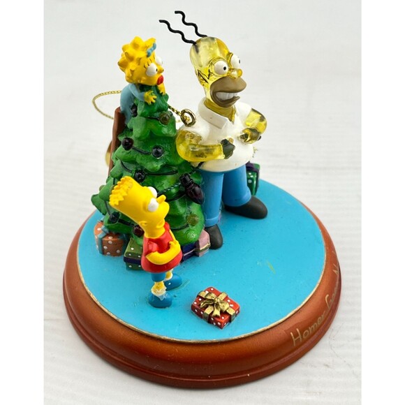 SIMPSONS Bradford Christmas Tree Ornament Illuminated "Homer Goes Nuclear" Bart - Picture 2 of 8